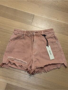 Rolla’s blush pink denim jean shorts NWT